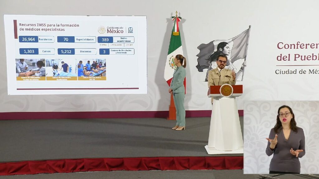 Zoé Robledo dio detalles de las vacantes.