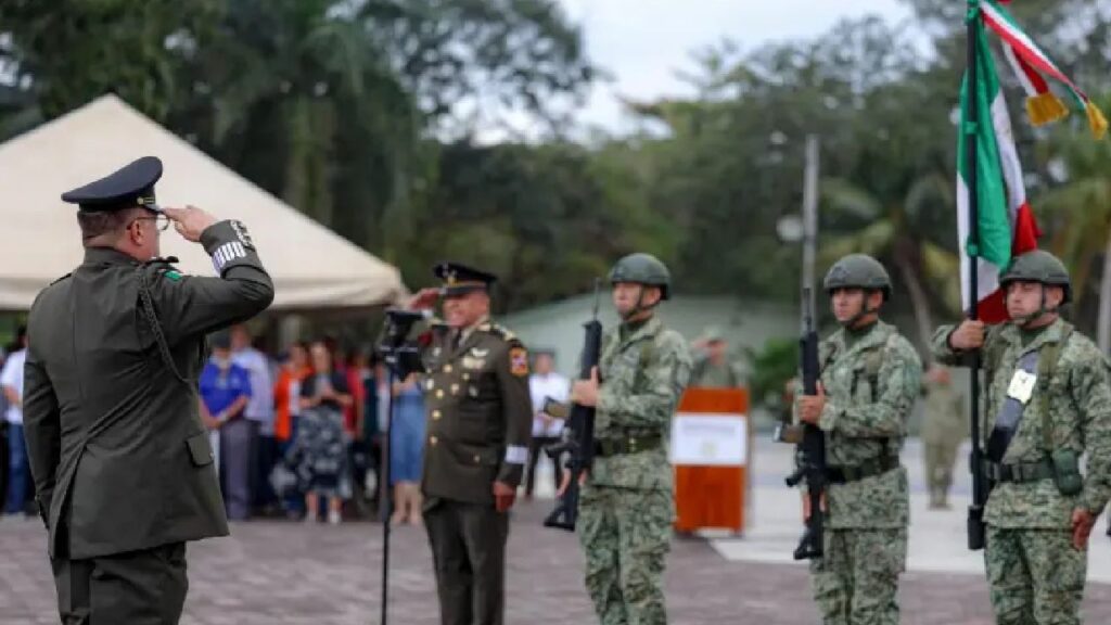 La guarnición militar de Cancún ya tiene nuevo mando.