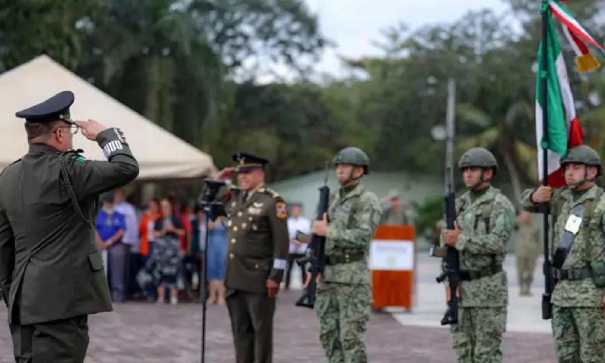 La guarnición militar de Cancún ya tiene nuevo mando.