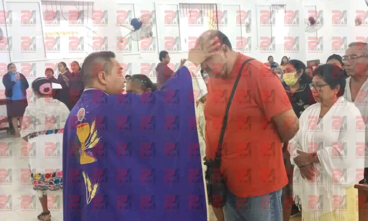 Activa participación en el Miércoles de Ceniza.