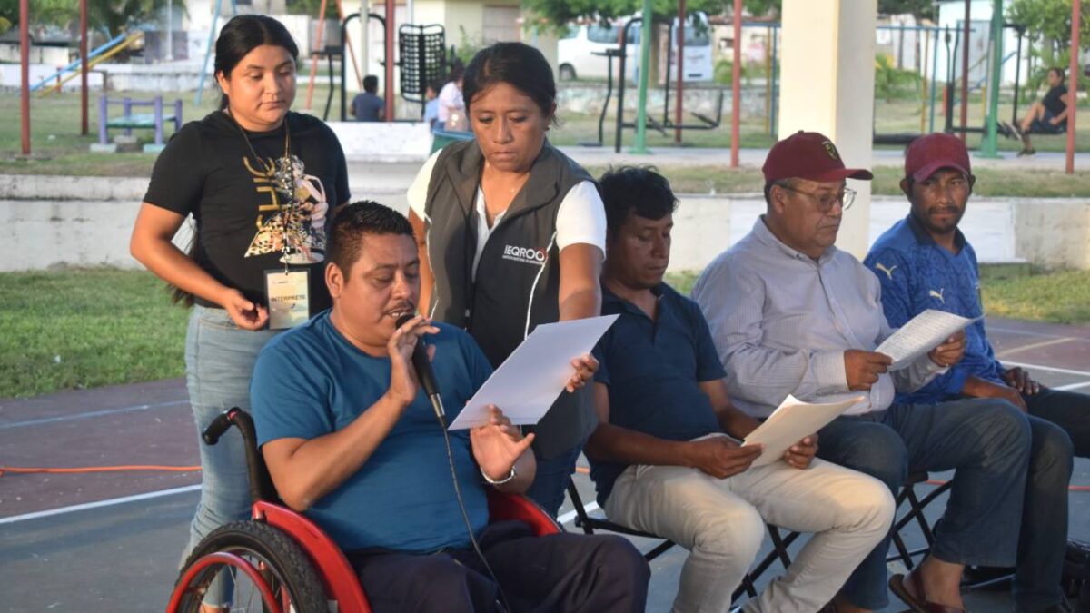 Personas con discapacidad.