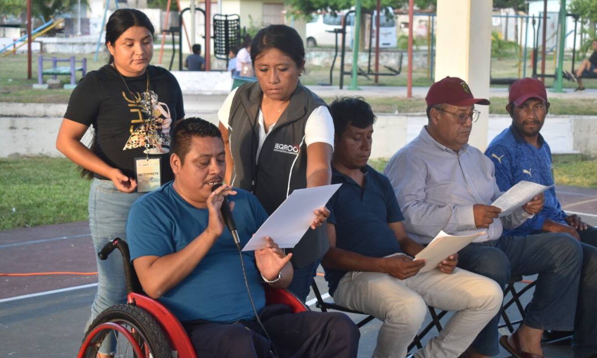 Personas con discapacidad.