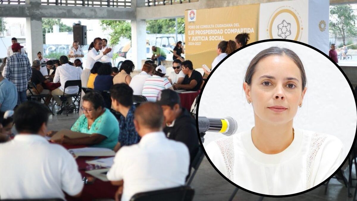 La alcaldesa de Benito Juárez, Ana Paty Peralta de la Peña.