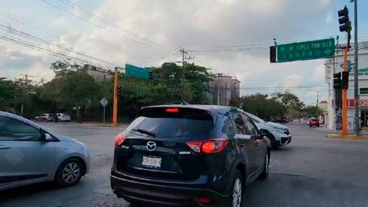 Apagón en Cancún.