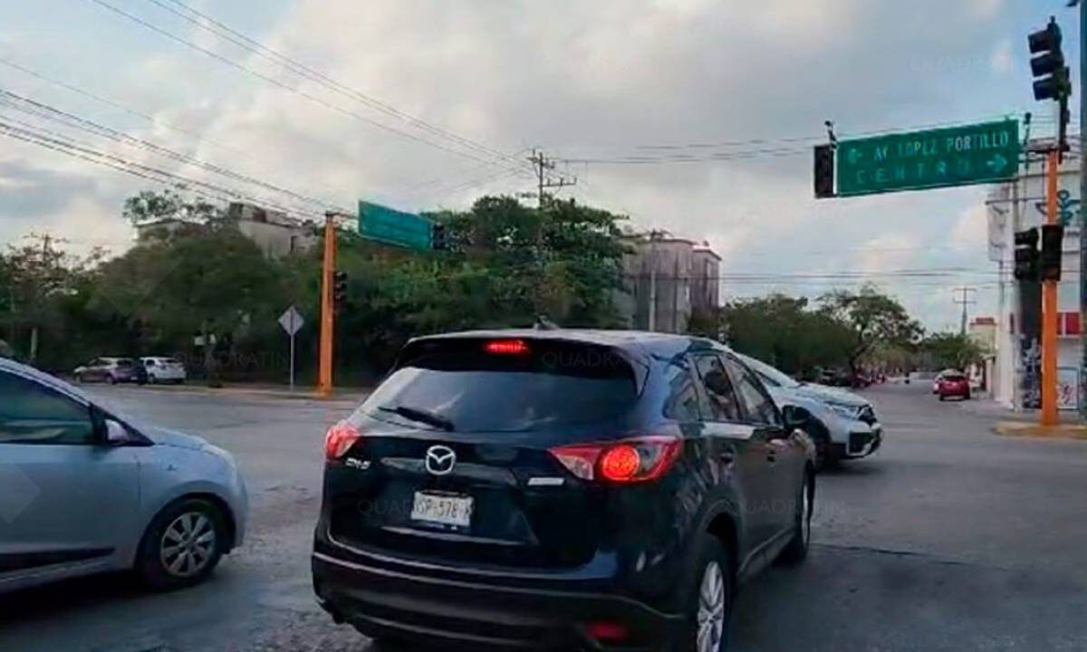 Apagón en Cancún.