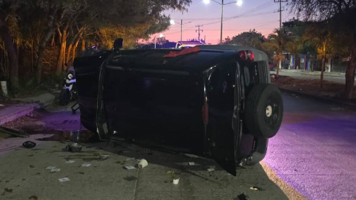 El aparatoso choque ocuriró hoy.