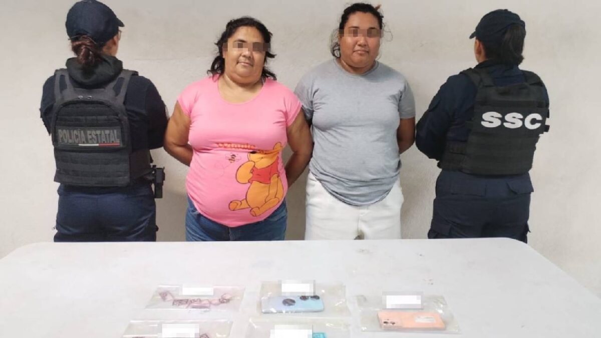 Policías de Tulum detuvieron a las dos mujeres.