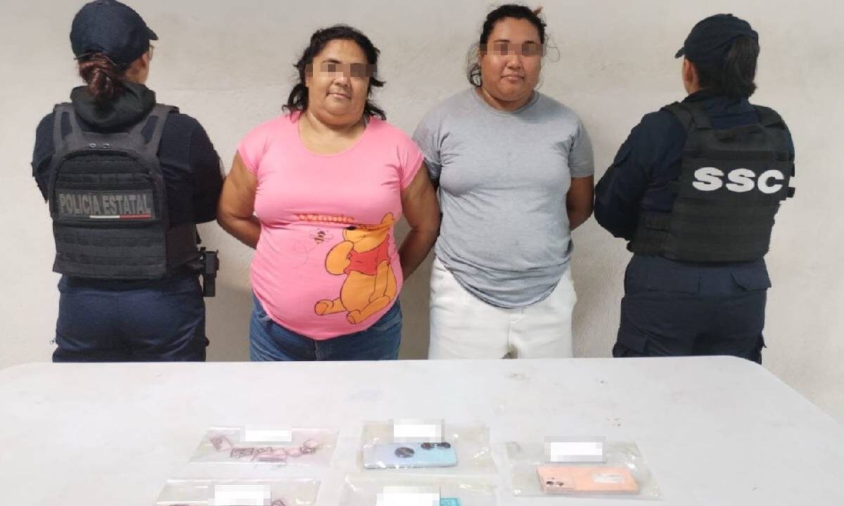 Policías de Tulum detuvieron a las dos mujeres.