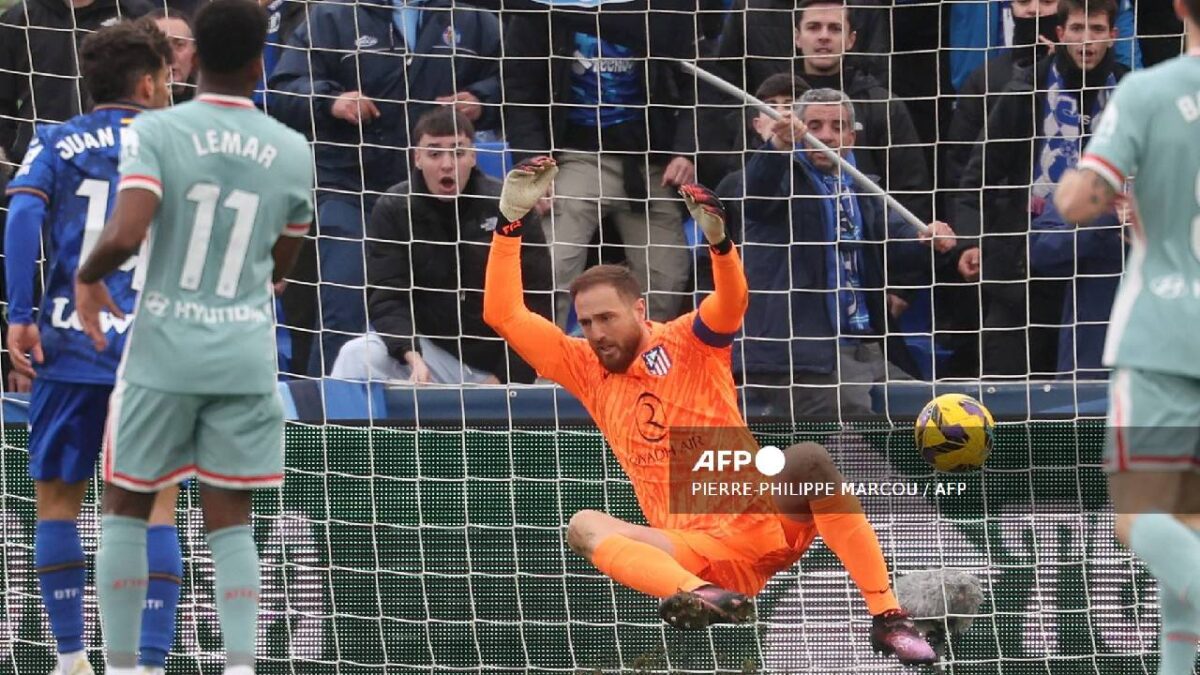 Atlético de Madrid perdió contra el Getafe.