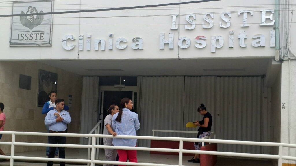Clínica Hospital del ISSSTE en Chetumal.