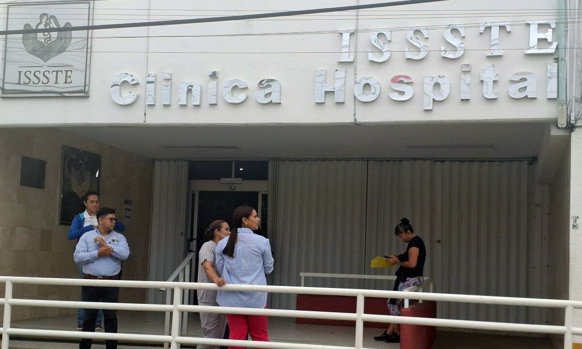 Clínica Hospital del ISSSTE en Chetumal.