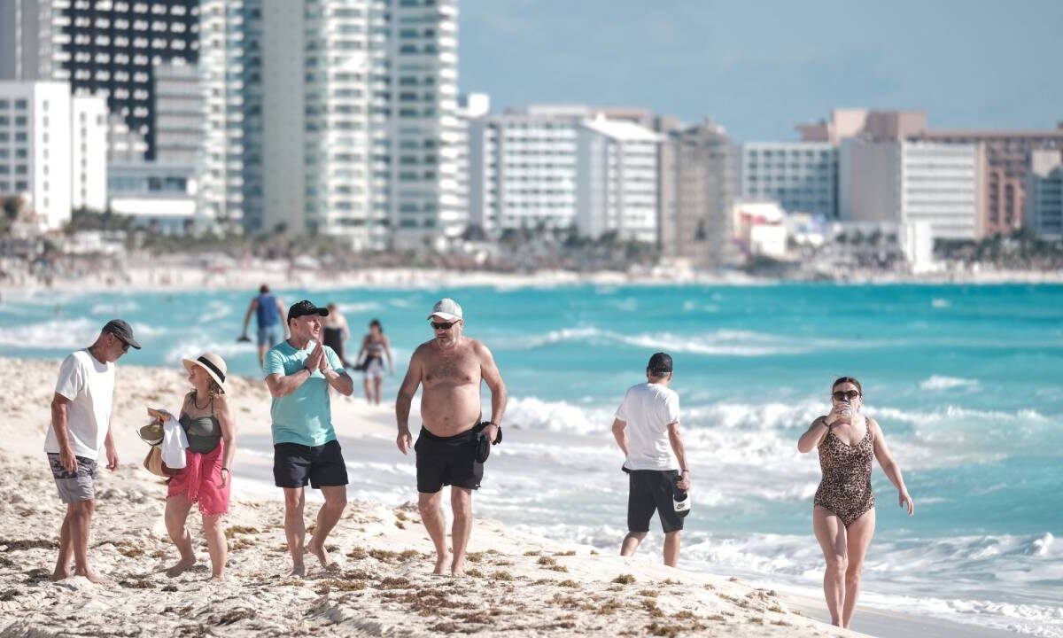 Turistas en Quintana Roo.