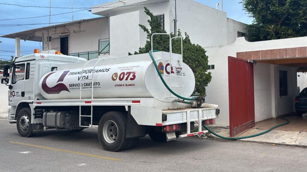 Pipa de agua d ela CAPA.