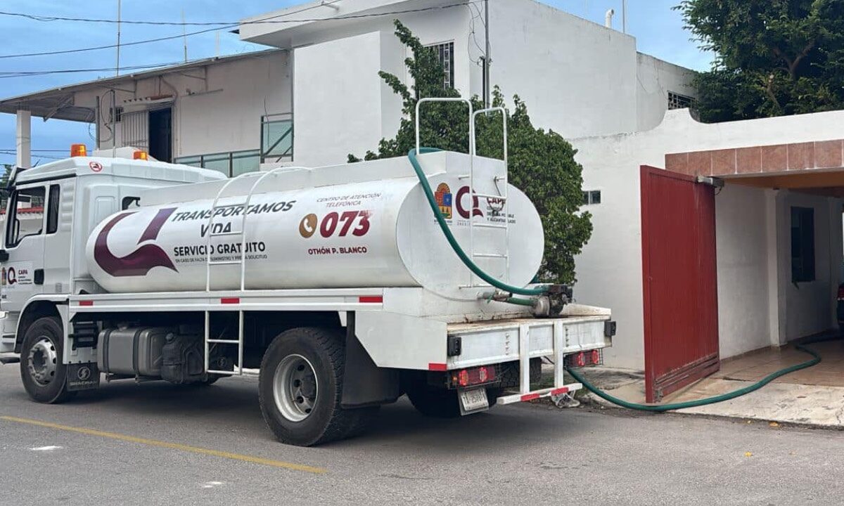 Pipa de agua d ela CAPA.