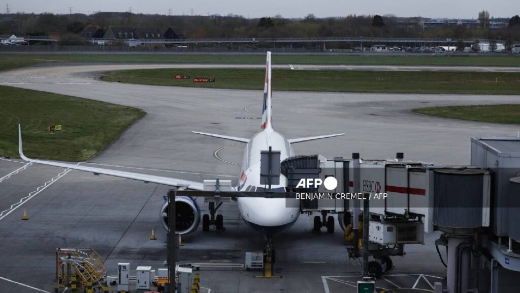 El aeropuerto de Heathrow,.