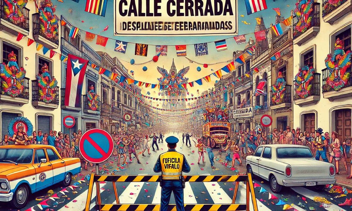 Cierres viales en Cancún por el desfile del Carnaval 2025.