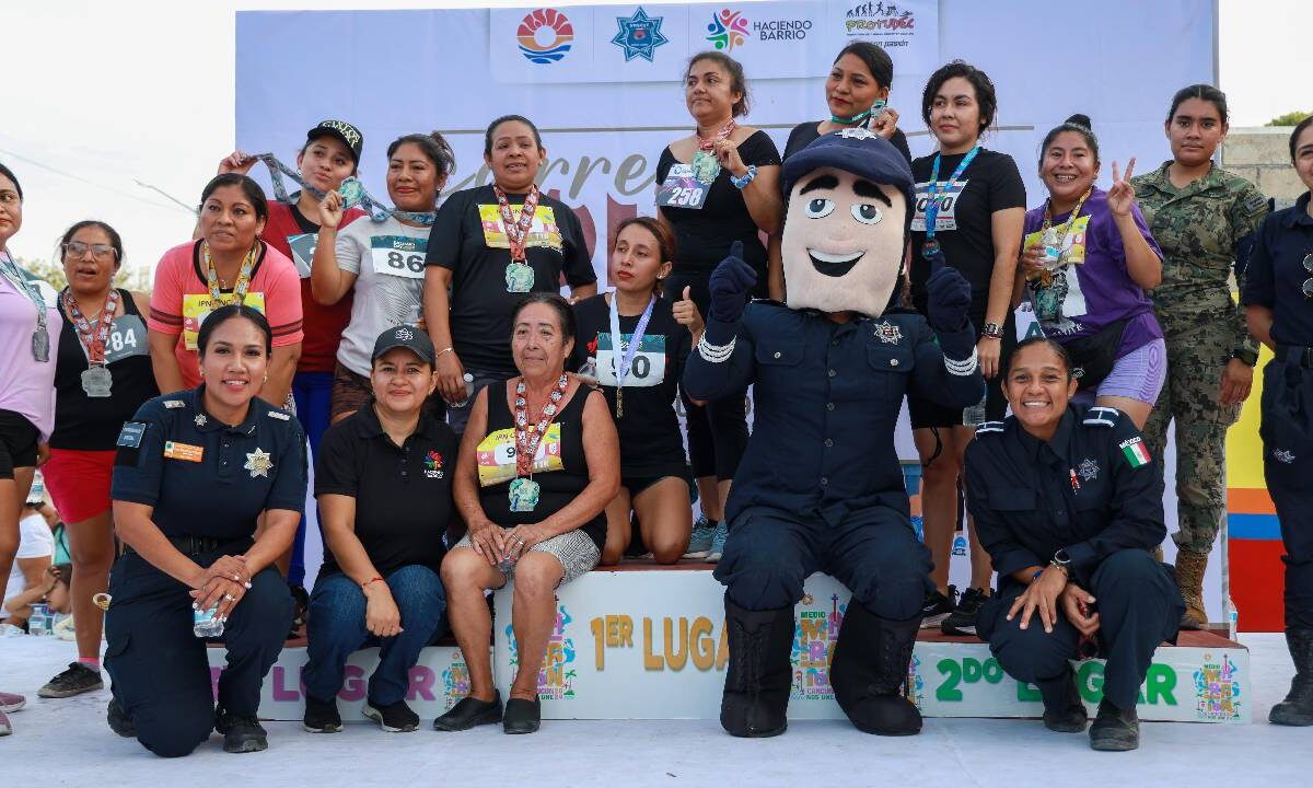 la "Carrera en tu Colonia" fue exitosa.