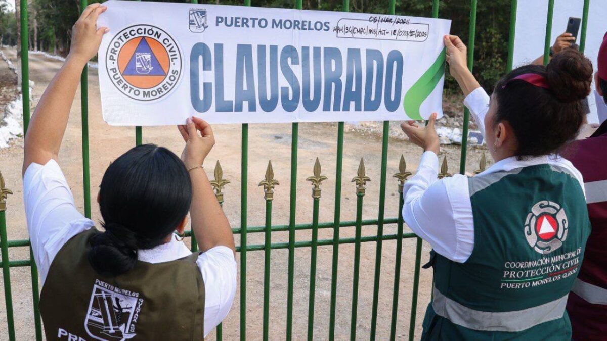 Clausura en la Ruta de los Cenotes.