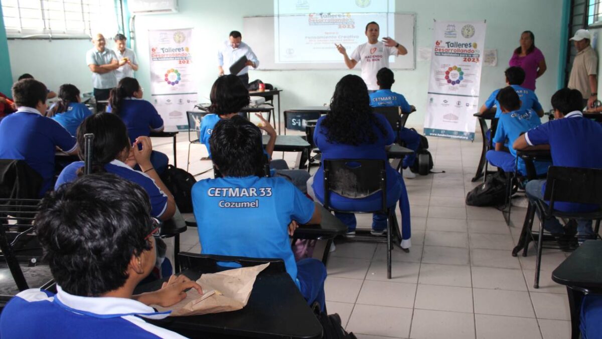 Primer Círculo de Dar del año, en Cozumel.