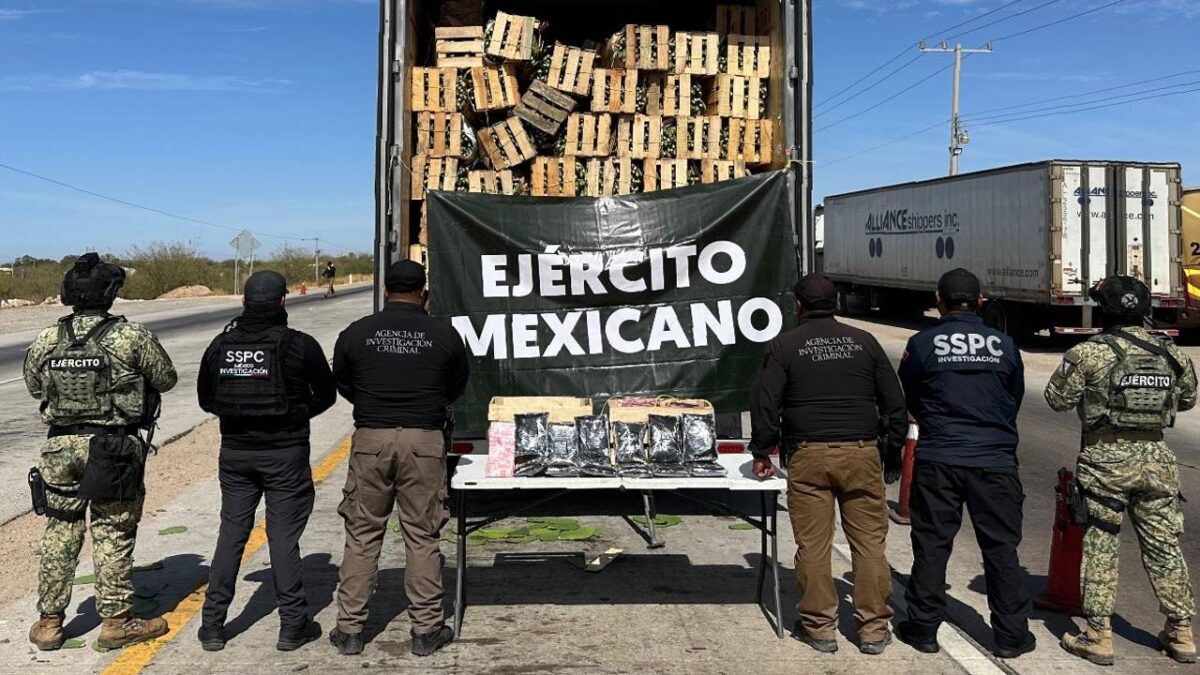 Aseguran fentanilo en Sonora.