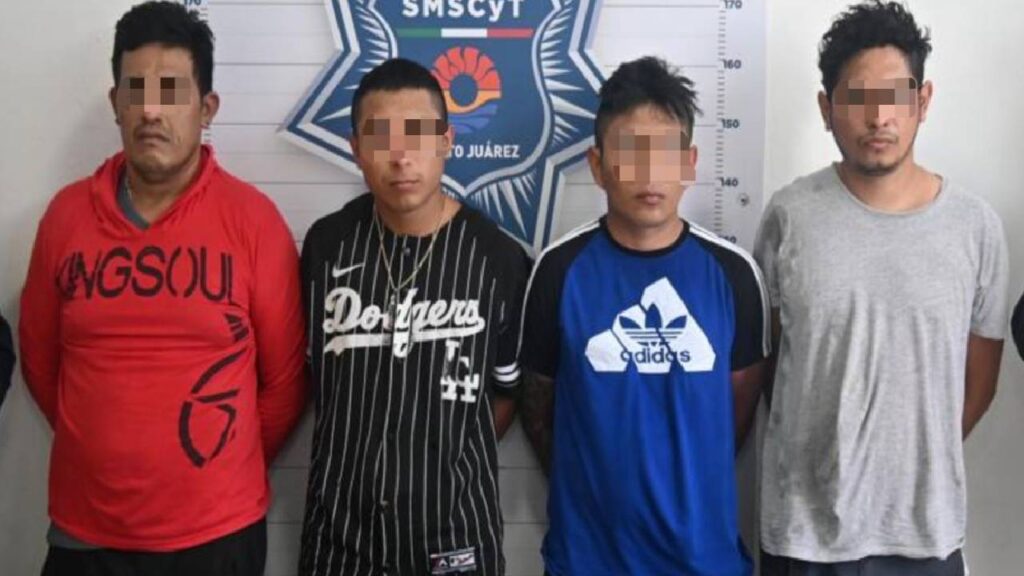 Los sujetos fueron detenidos en la SM 320 de Cancún.