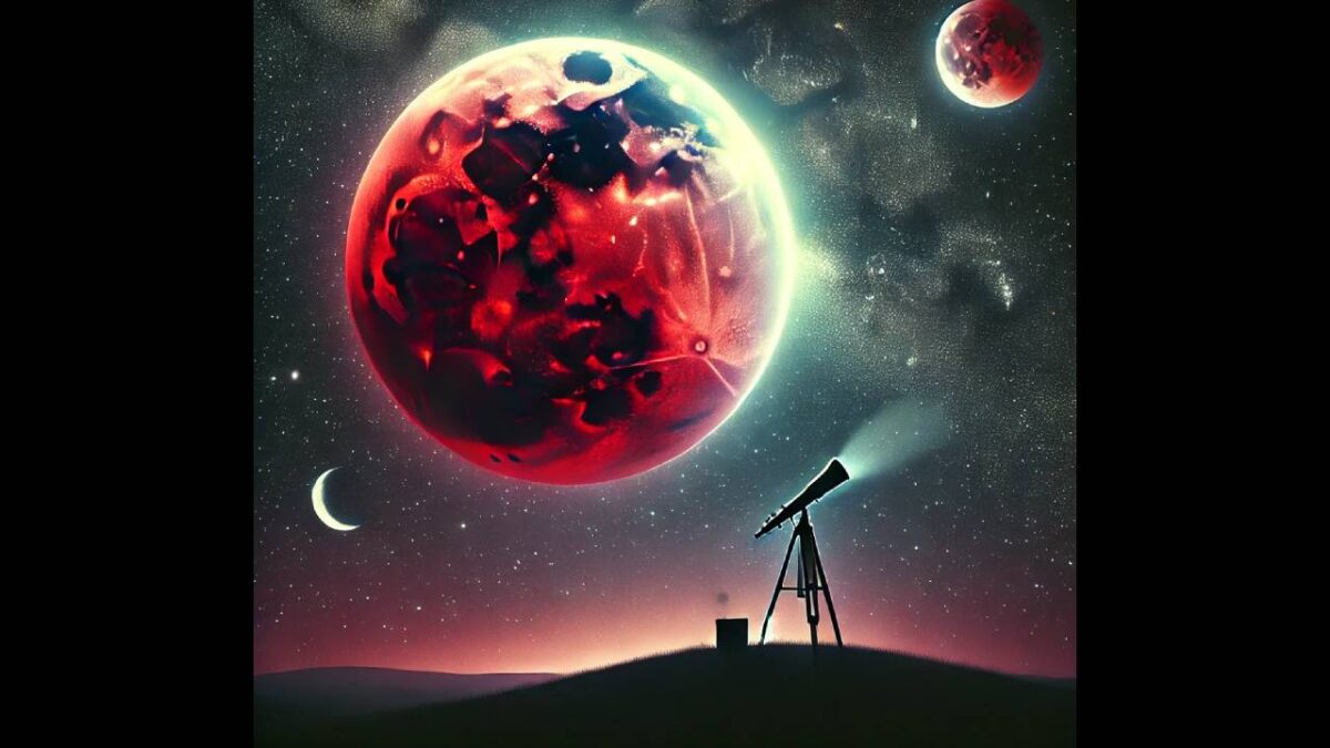 Ilustración de los eventos astronómicos de marzo.