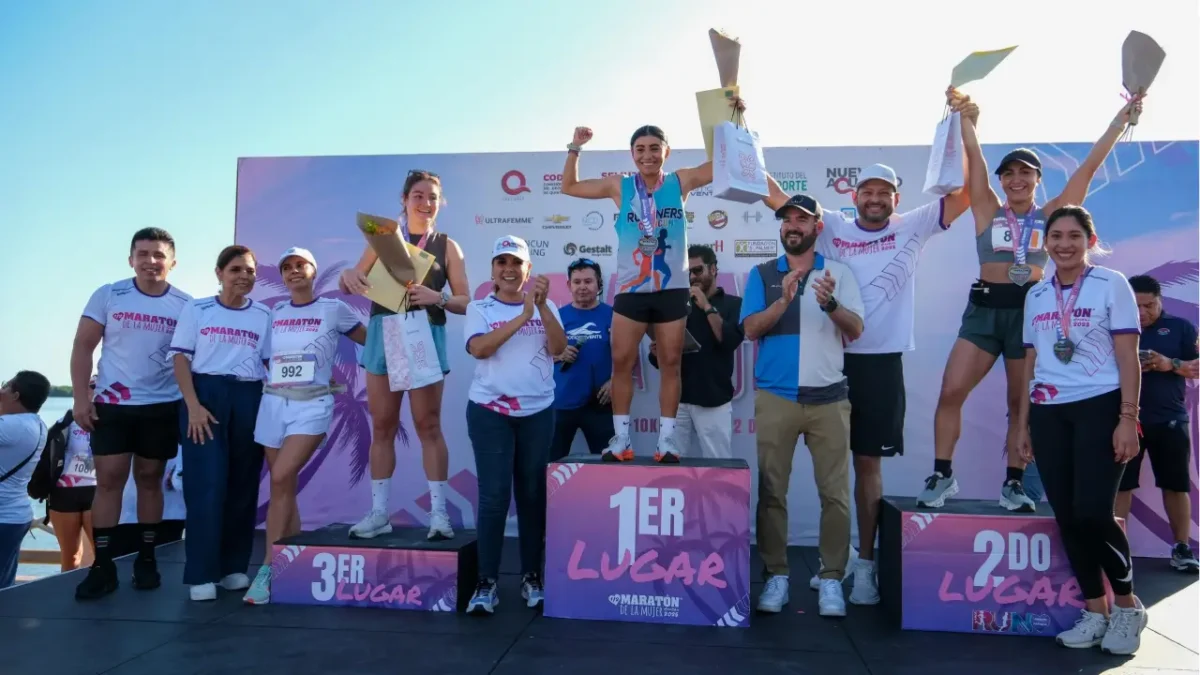 El Medio Maratón de la Mujer en Cancún fue todo un exito.