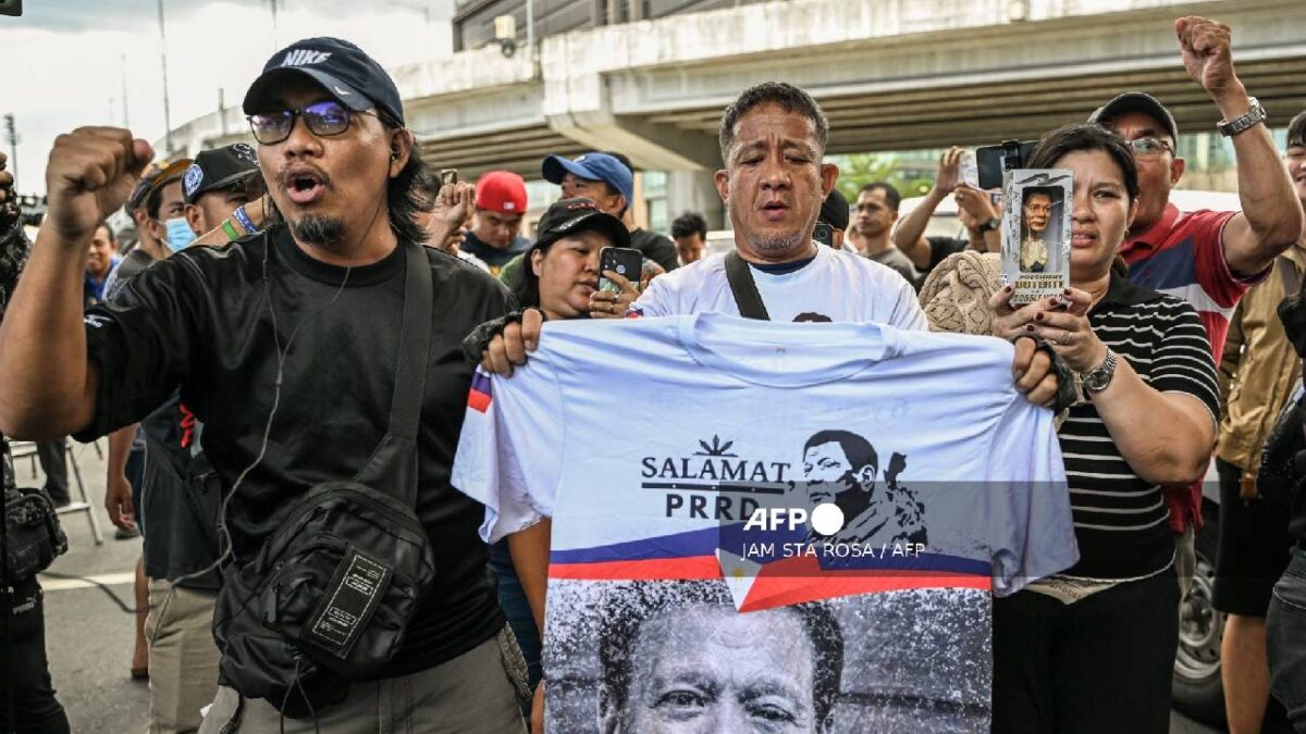 El expresidente de Filipinas está detenido.