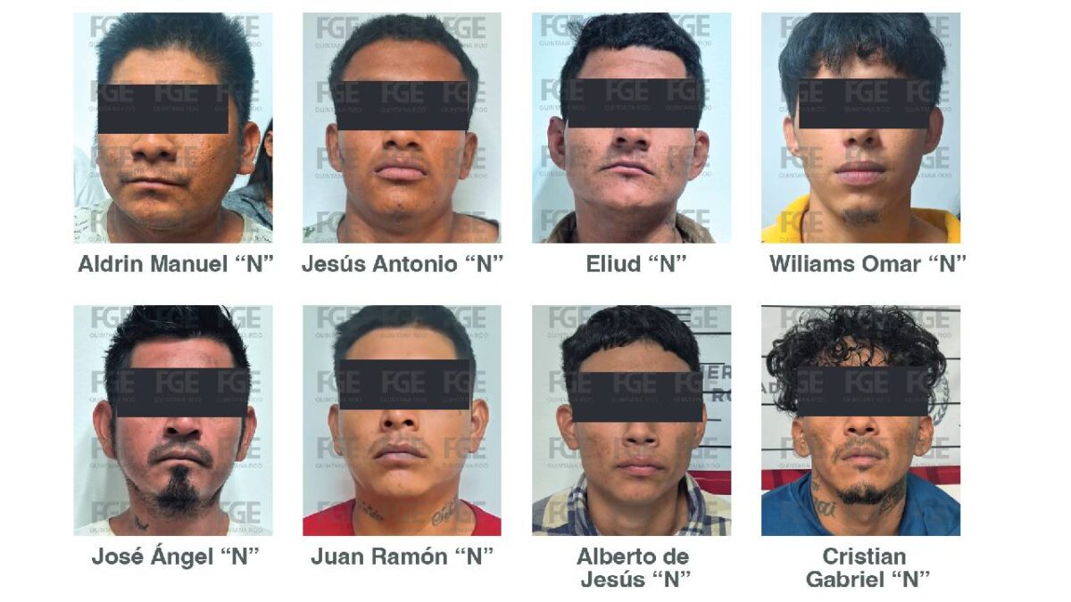 Detienen a 11 en Cancún por homicidio.