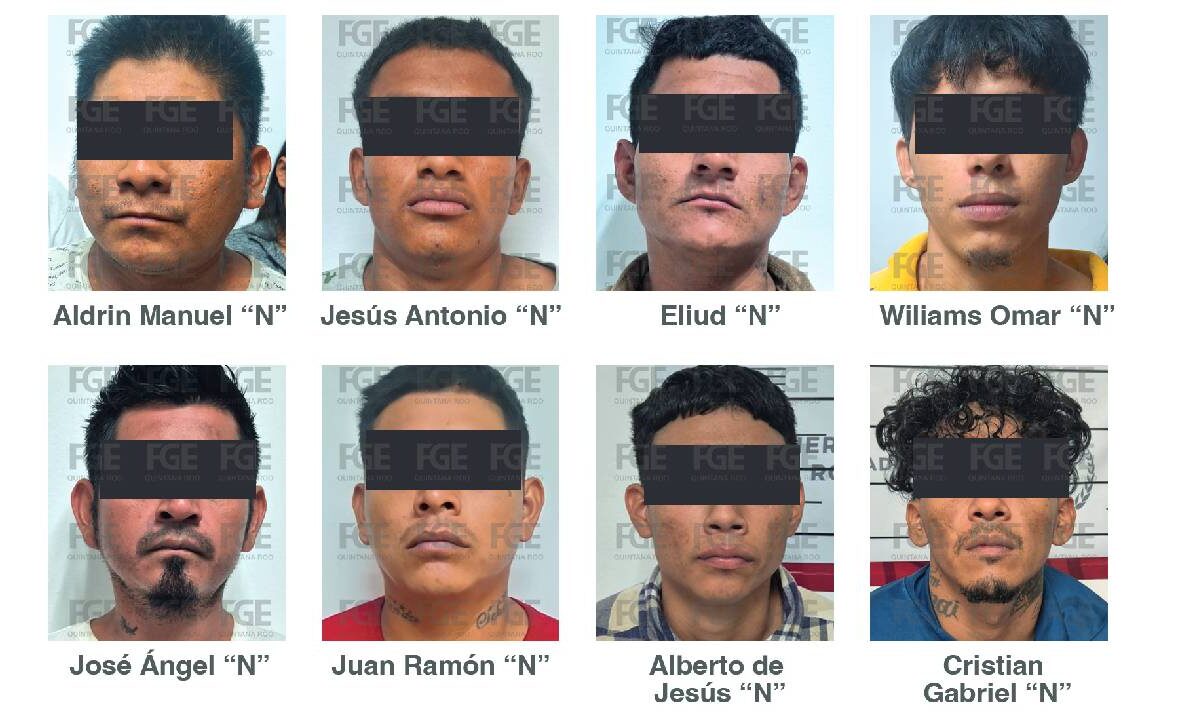 Detienen a 11 en Cancún por homicidio.