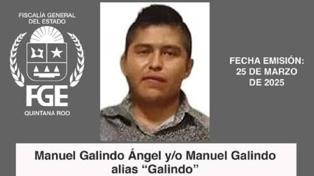 La fiscalía de Quintana Roo amplía recompensa por un sujeto.