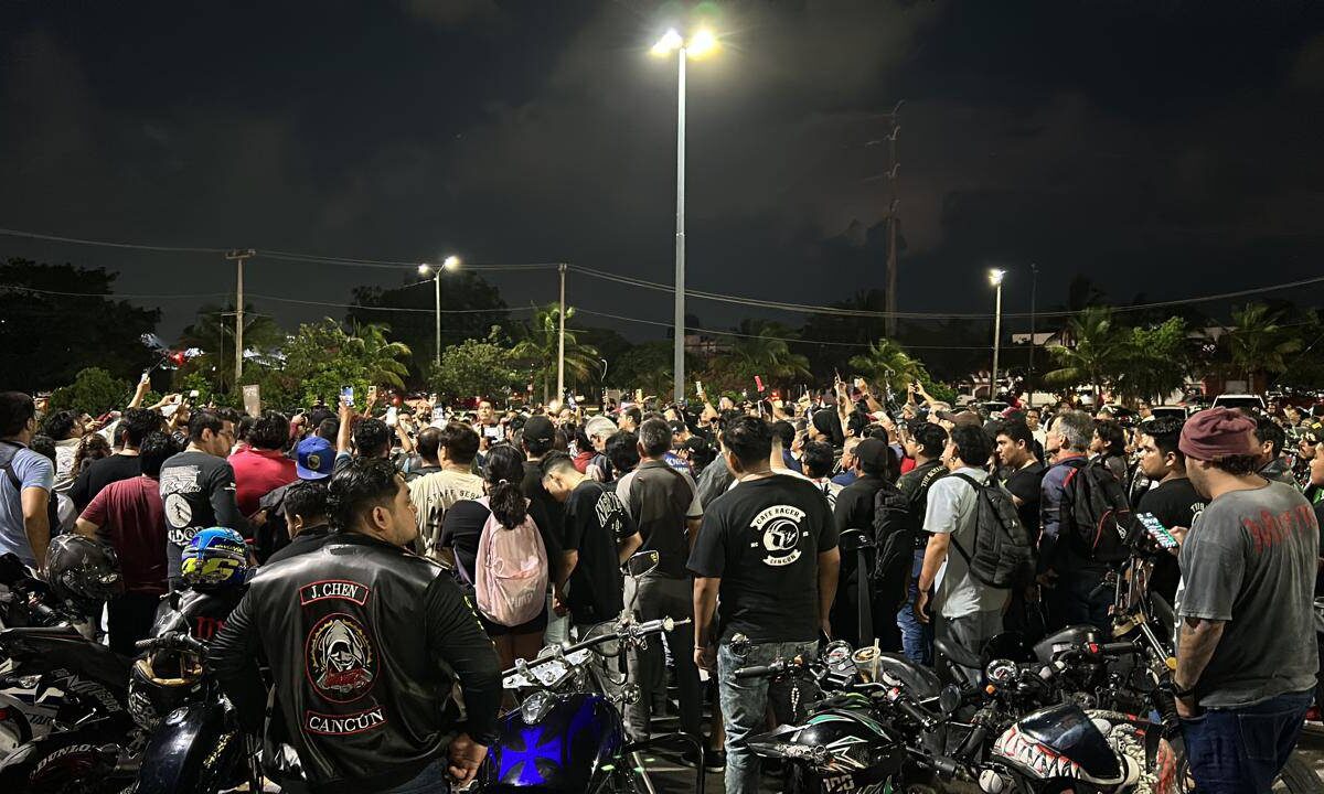 Motociclistas en Quintana Roo.