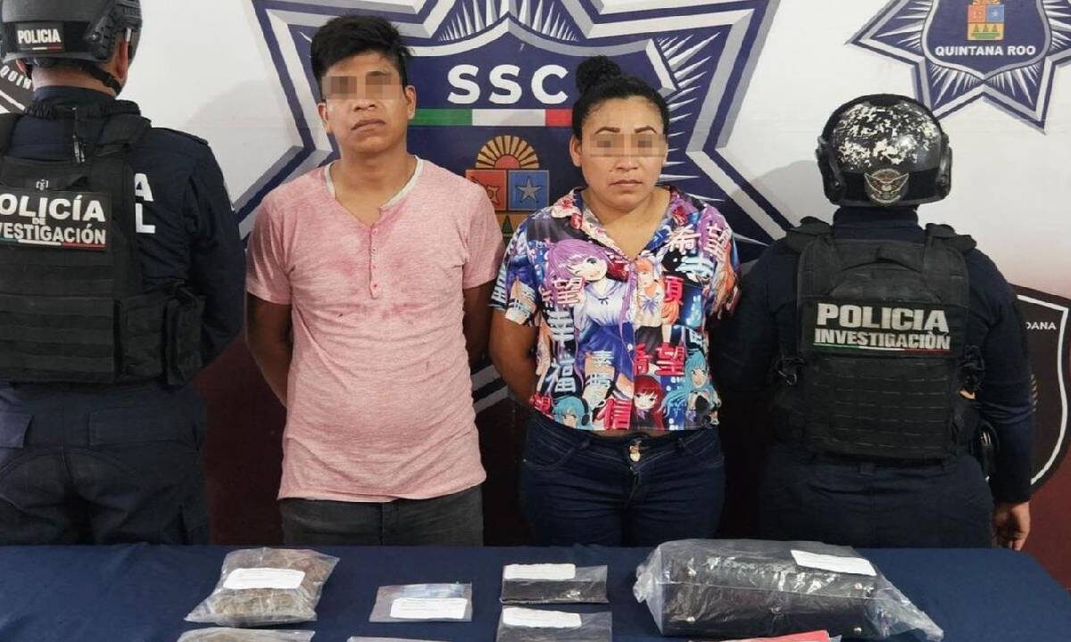 Caen en Cancún por narcomenudeo.