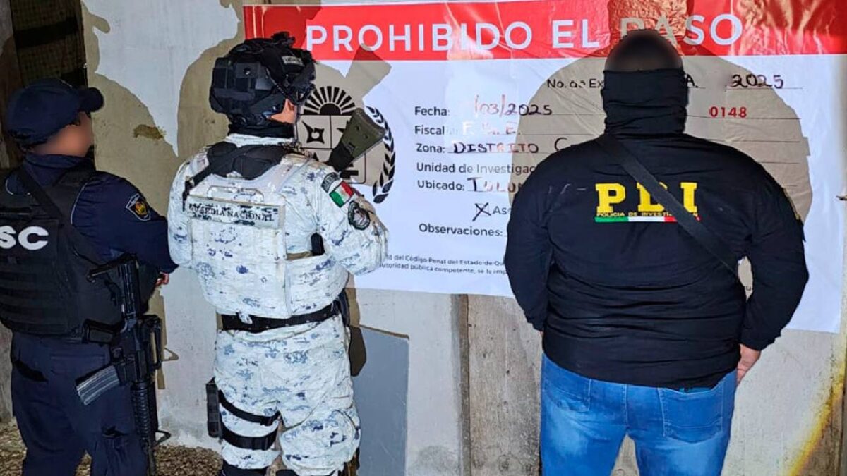 Golpe al narcomenudeo en Tulum.