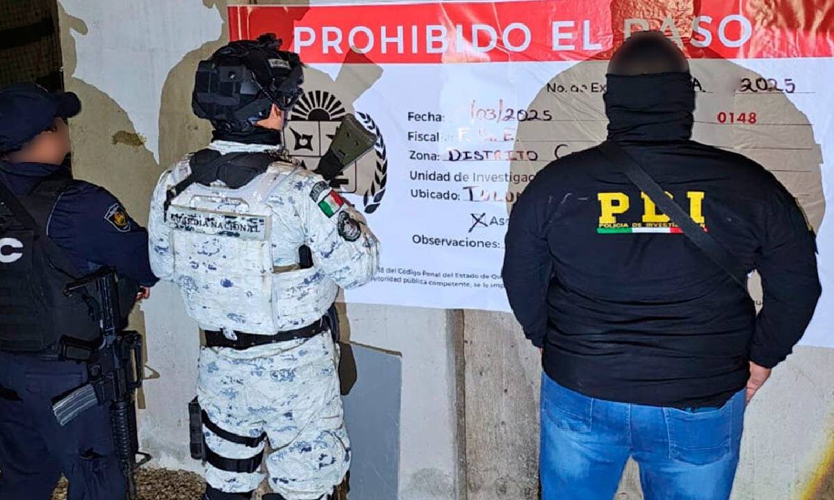 Golpe al narcomenudeo en Tulum.