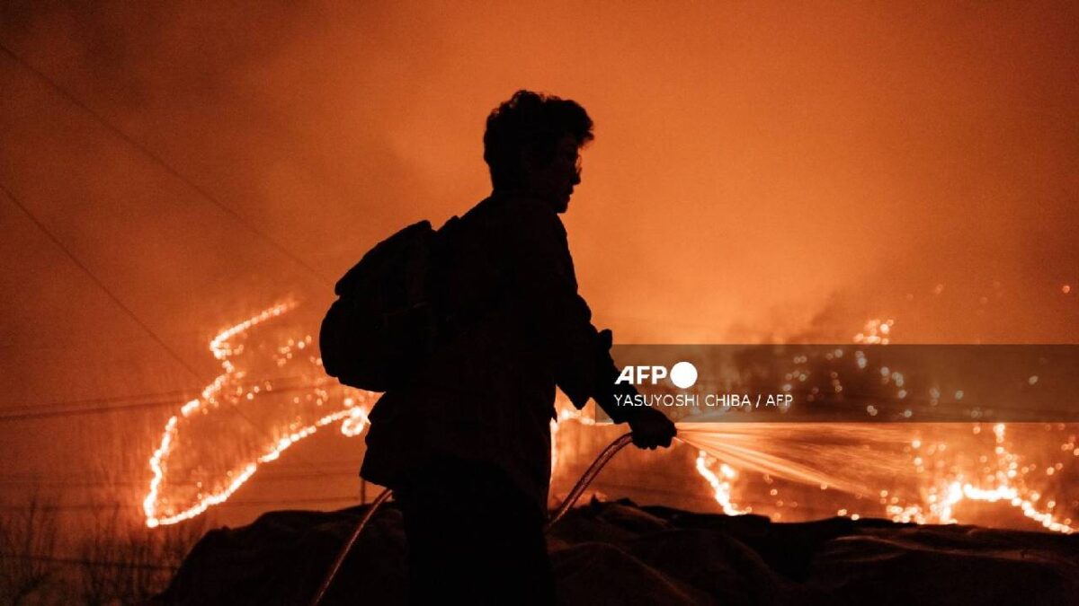 Corea del Sur en alerta por incendios.