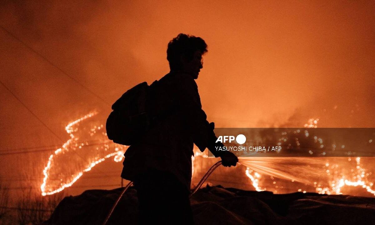 Corea del Sur en alerta por incendios.