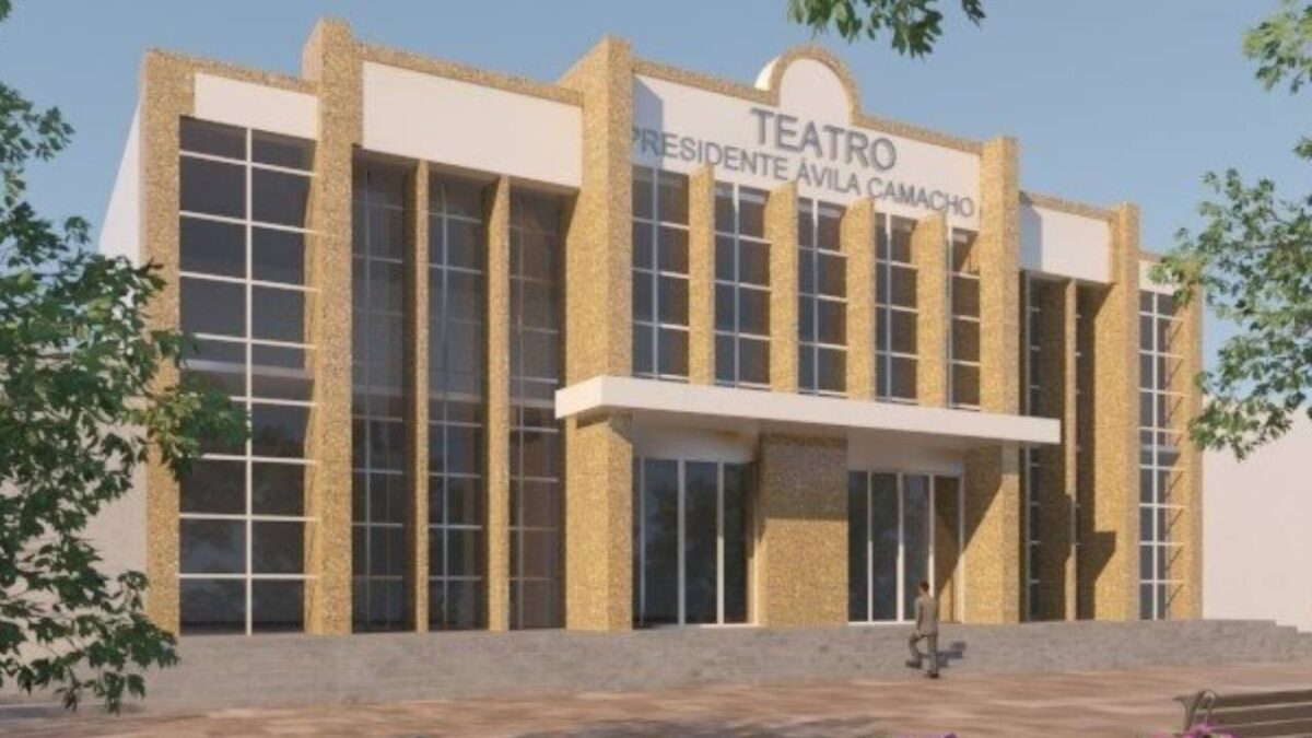 Maqueta del Teatro “Presidente Ávila Camacho” en Chetumal.