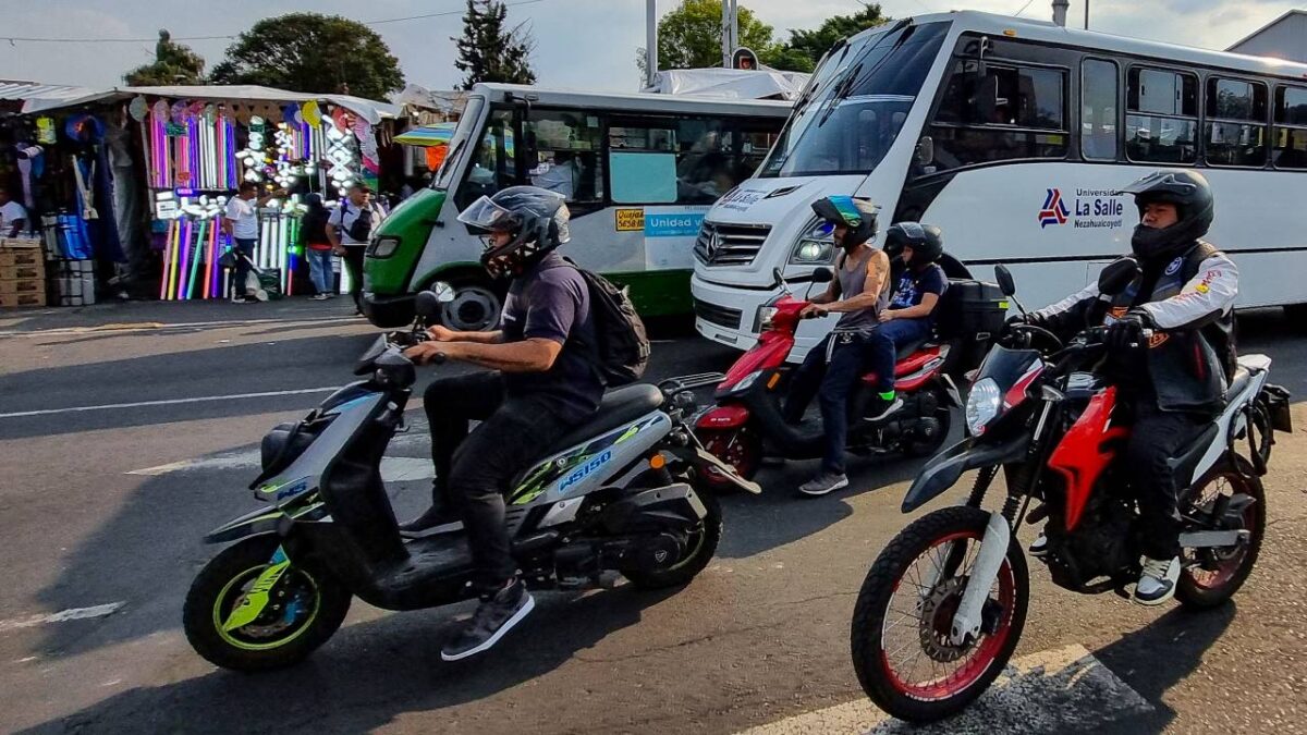 Motociclistas en Quintana Roo.