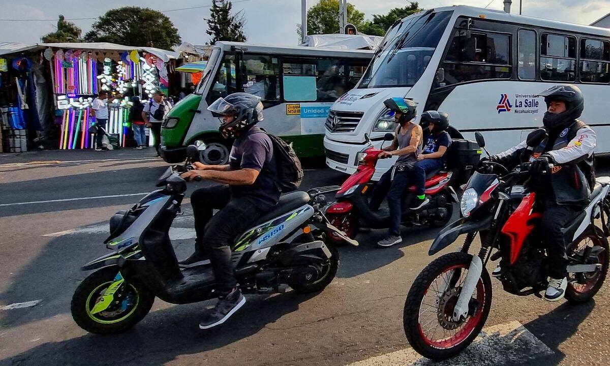 Motociclistas en Quintana Roo.