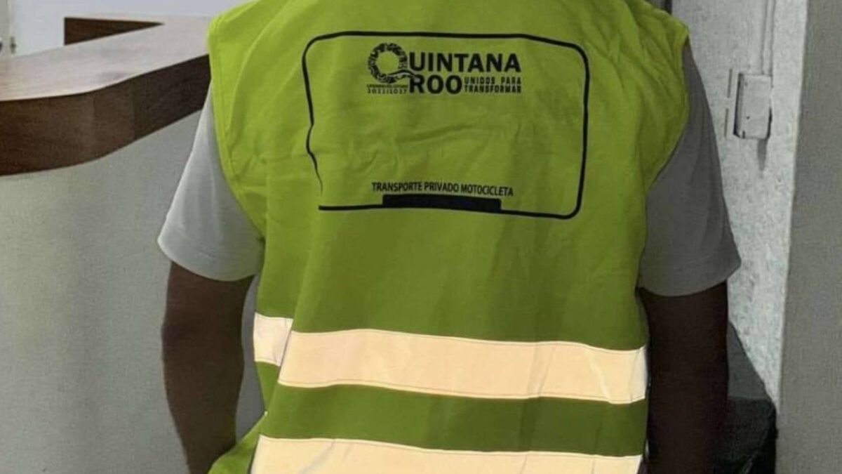 Chaleco reflejante para motociclistas.