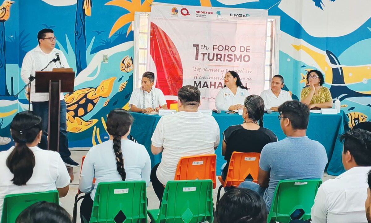 Foro en Mahahual.