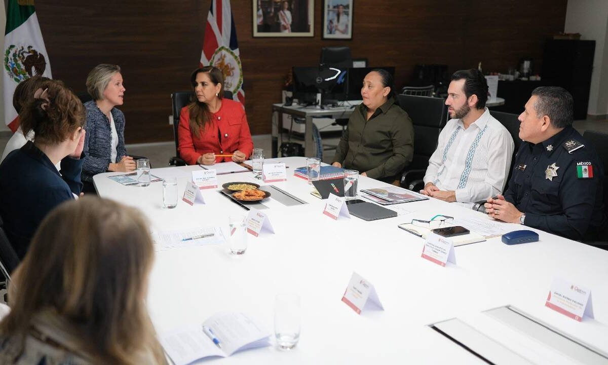 Mara Lezama Espinosa se reunió con la embajadora de