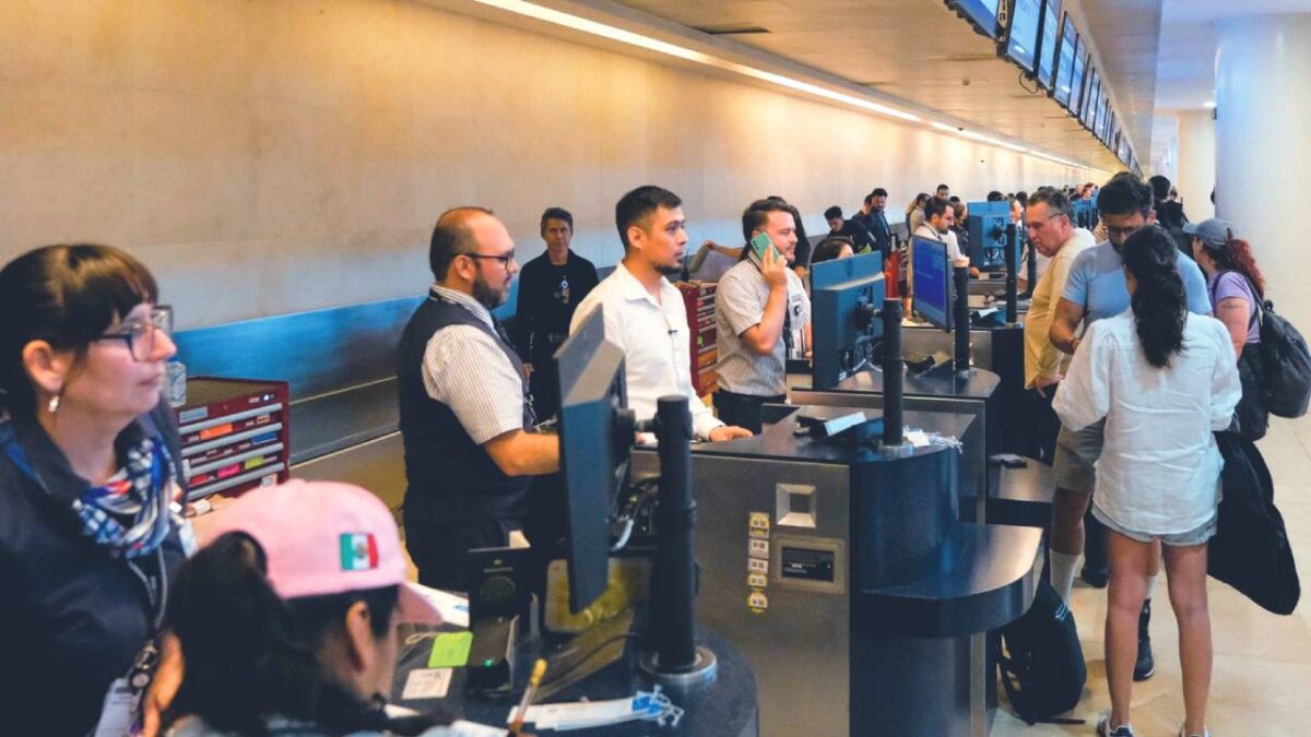Aeropuerto de Cancún.