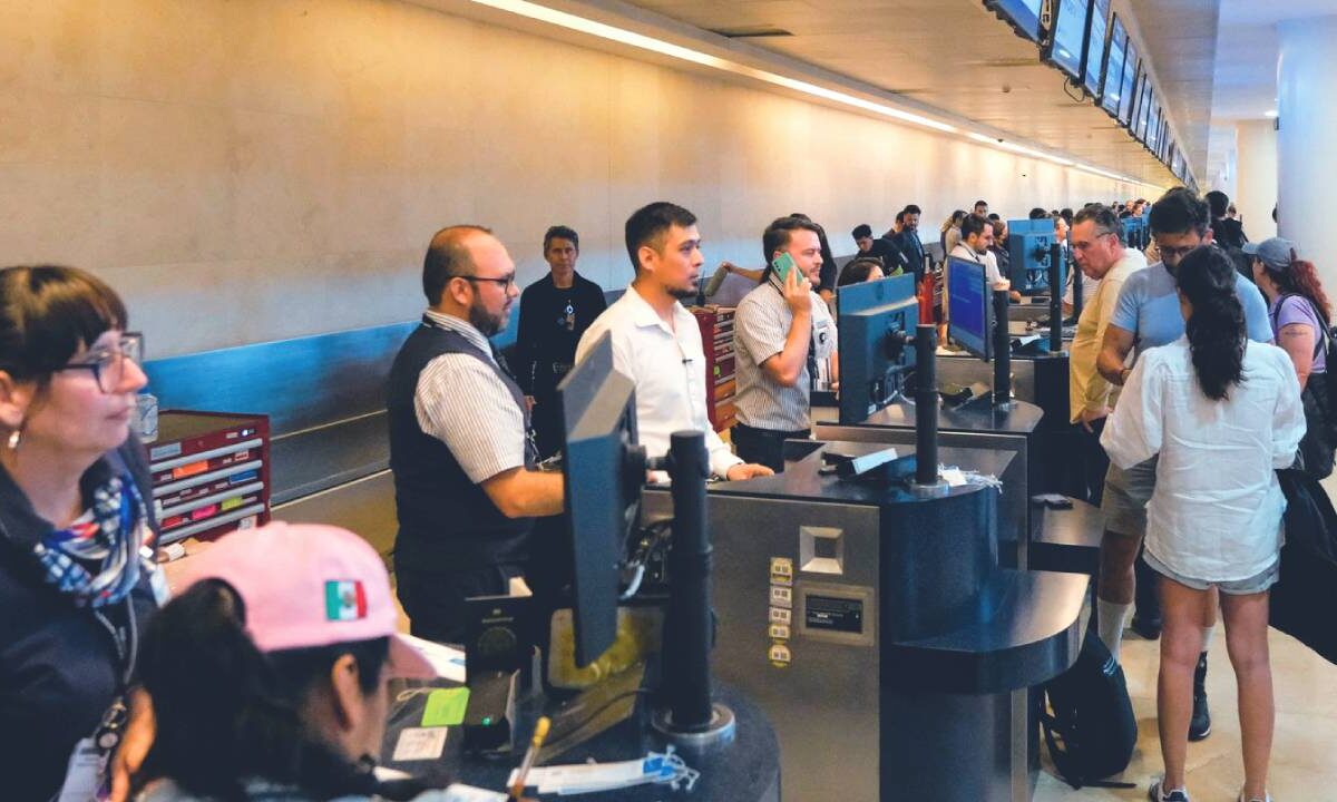 Aeropuerto de Cancún.
