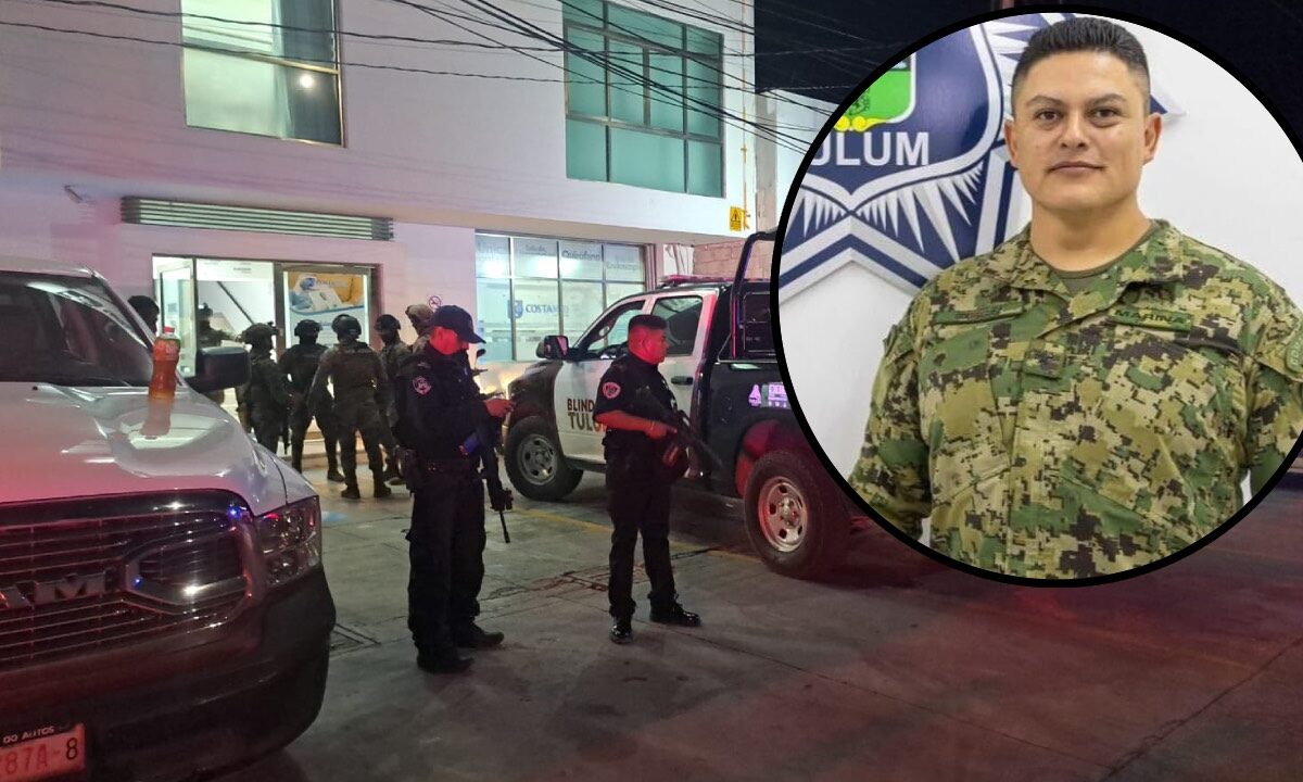 El secretario de Seguridad Ciudadana de Tulum, José Roberto Rodríguez Bautista.