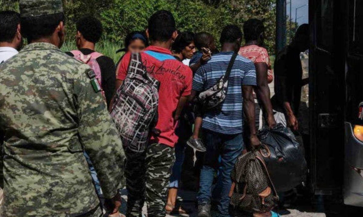Migrantes en México.