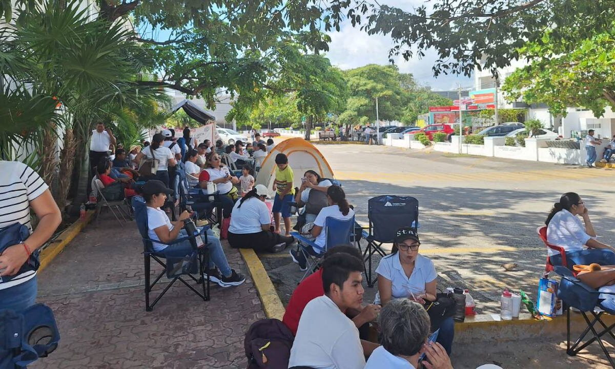 Paro magisterial en Quintana Roo.