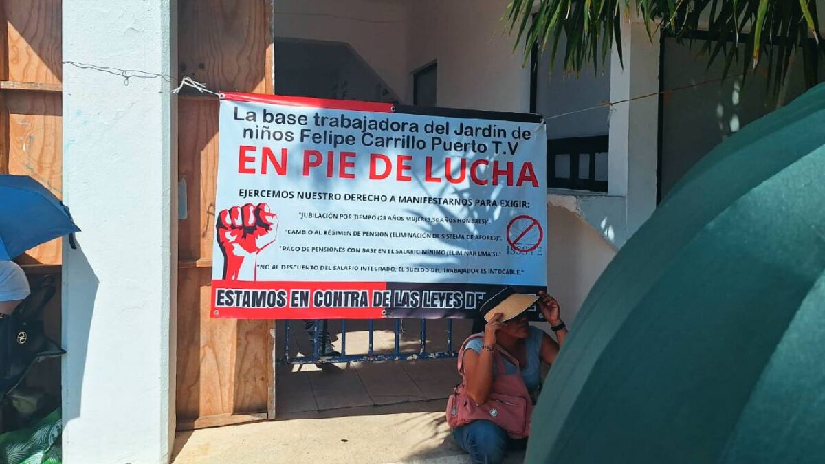 Paro magisterial en Quintana Roo.