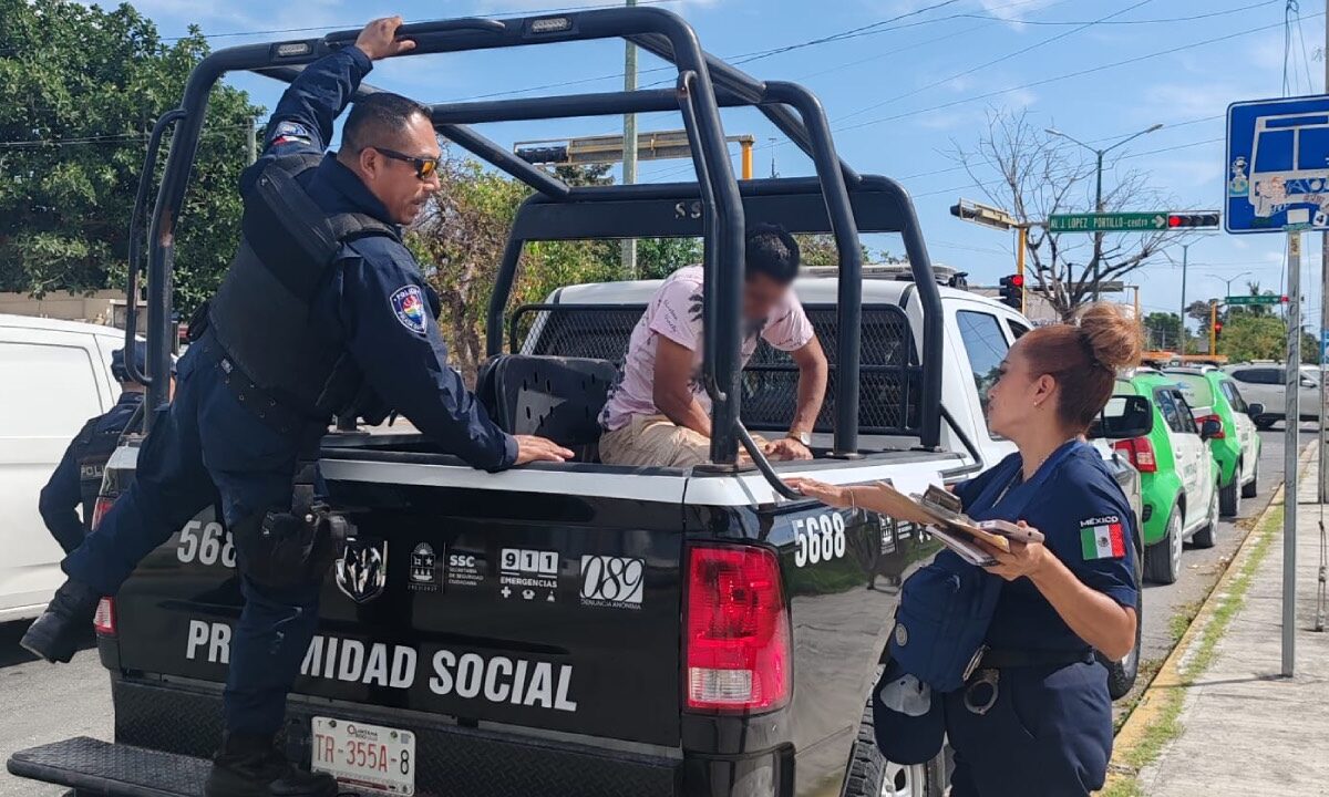 Últimas noticias. Hombre detenido en Cancún.
